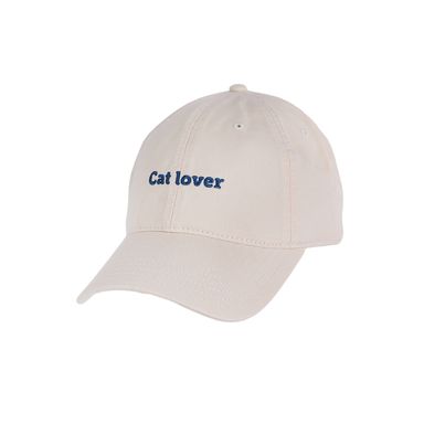 Gorra con bordado tipográfico textil beige unitalla (58 cm) -  Miniso