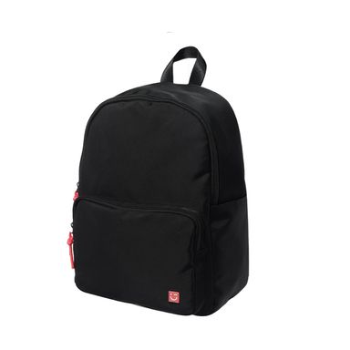Mochila casual minimalista textil negra 26x38 cm -  Miniso