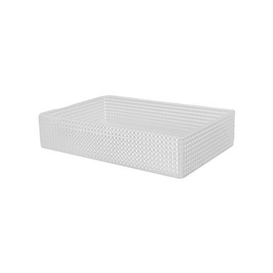 Organizador de escritorio sintético transparente 25x5.5x16.5 cm -  Miniso