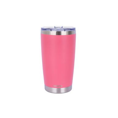 Vaso térmico con tapa dopamine acero inoxidable rosa 560 ml doble pared -  Miniso