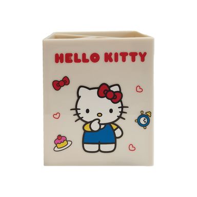 Organizador de plástico portalapices de 3 compartimentos estilo clasico de hello kitty sanrio -  Sanrio
