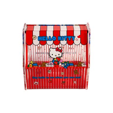 Organizador de plástico de forma de casa de estilo clasico de hello kitty sanrio -  Sanrio