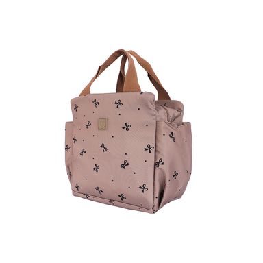 Lonchera textil café 25x16x25 cm -  Miniso