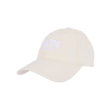 Gorra casual bordada textil beige unitalla -  Miniso