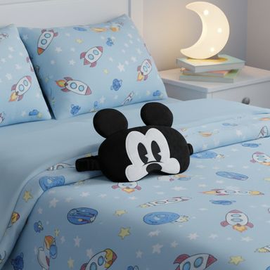 Antifaz para dormir textil negro 19x9 cm mickey mouse disney -  Disney