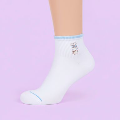 Medias para mujer diseño aleatorio 50% algodón %50 poliéster talla 26-28 sanrio -  Sanrio