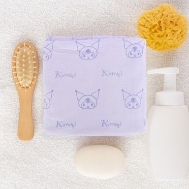 Toalla de baño microfibra lila 140x70 cm kuromi sanrio -  Sanrio