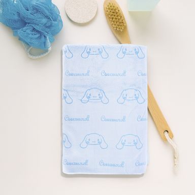 Toalla de baño microfibra azul 140x70 cm cinnamoroll sanrio -  Sanrio