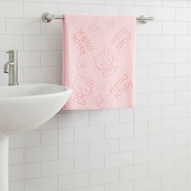 Toalla de baño microfibra rosa 140x70 cm hello kitty sanrio -  Sanrio