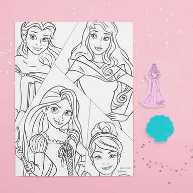 Kit de dibujo lápiz jumbo 36 piezas princesas disney -  Disney