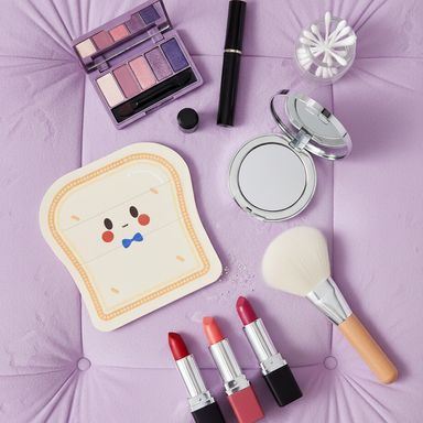 Esponja de maquillaje tipo puff pastry beige pan tostado -  Miniso