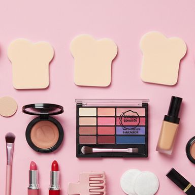 Set esponjas de maquillaje tipo puff pastry beige 3 piezas pan tostado -  Miniso