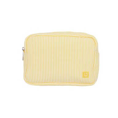 Cosmetiquera textil amarilla 19x7x15 cm -  Miniso