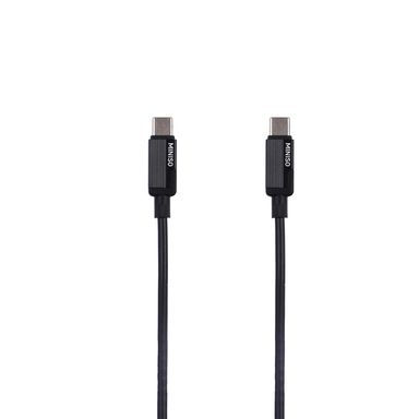 Cable de carga rápida y datos macaron negro 100 cm 60 w tipo c -  Miniso