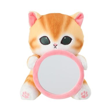 Peluche mofusand felpa amarillo gatito con espejo -  Mofusand