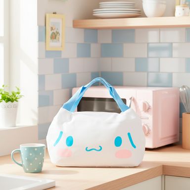 Lonchera textil blanca 26x16x17 cm cinnamoroll sanrio -  Sanrio