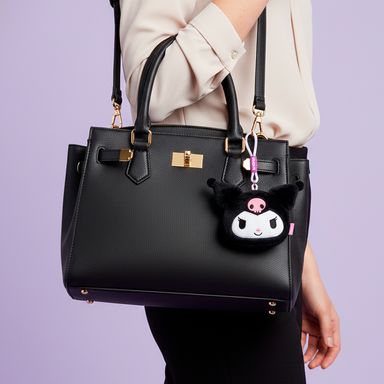 Monedero felpa negro 20x2x13 cm kuromi sanrio -  Sanrio