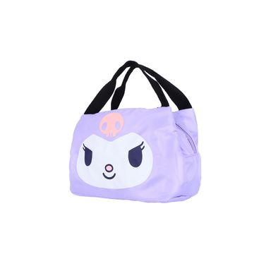 Lonchera textil morada 26x16x17 cm kuromi sanrio -  Sanrio