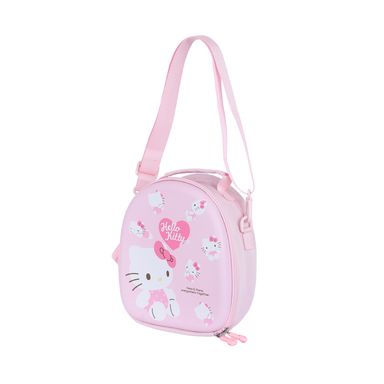 Lonchera textil rosa 22x13x26 cm hello kitty sanrio -  Sanrio