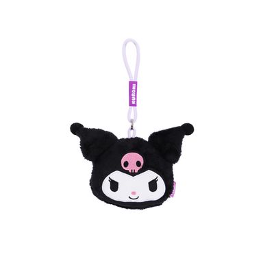 Monedero felpa negro 20x2x13 cm kuromi sanrio -  Sanrio