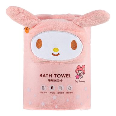 Toalla de baño de microfibra absorbente sanrio my melody 140x70 cm -  Sanrio