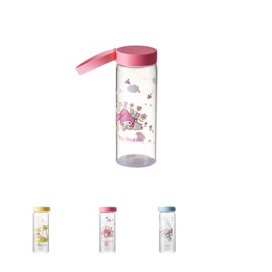 Tomatodo de vidrio alto contenido de borosilicato y asa personajes de sanrio 340 ml colores mixtos -  Sanrio