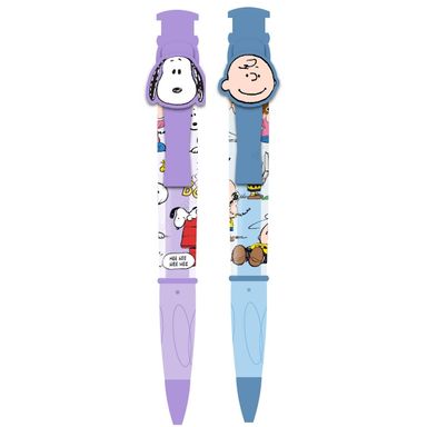 Lapicero retráctil grande 1.0 mm negro serie snoopy -  Snoopy