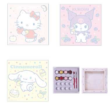 Set para jugar pintura al óleo 3 modelos surtidos serie sanrio -  Sanrio