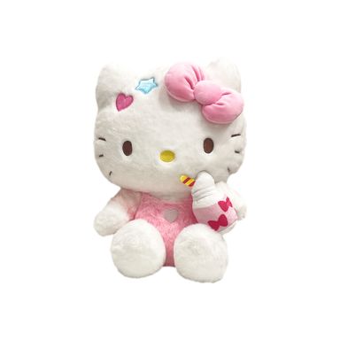 Peluche hello kitty 27 cm postura sentada serie sanrio -  Sanrio