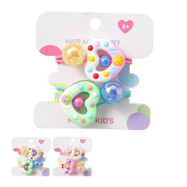 Liga infantil para cabello corazón puntos de colores (2pzas) -  Miniso