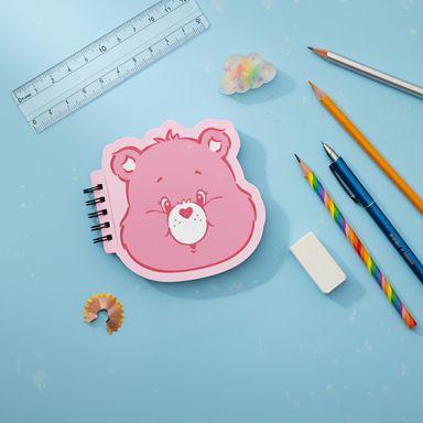 Libreta de espiral pasta suave rosa alegrosita ositos cariñositos -  Care Bears