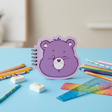 Libreta de espiral pasta suave morada cariñosita ositos cariñositos -  Care Bears