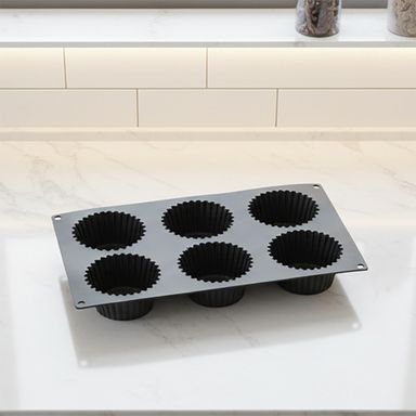 Molde para tartas cool style silicona negro 29x17x3.5 cm -  Miniso