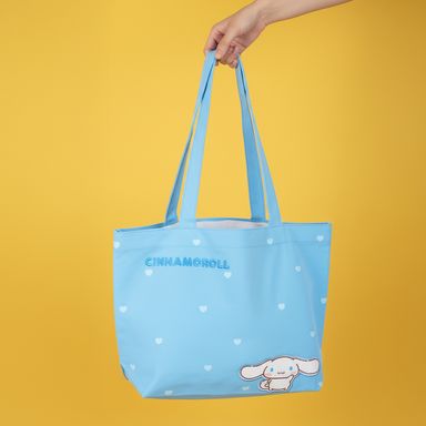 Bolsa de compras textil azul 38x10x26 cm cinnamoroll sanrio -  Sanrio