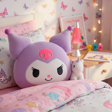 Cojín decorativo felpa lila kuromi sanrio -  Sanrio