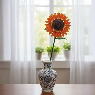 Bloques de construcción my little garden 85 piezas girasol -  Miniso