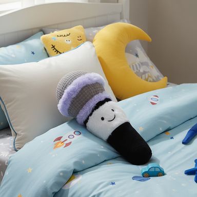 Peluche 20 cm micrófono negro serie miniso -  Miniso