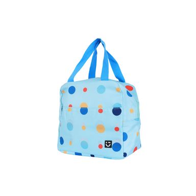 Lonchera para alimentos textil azul claro 26x23 cm -  Miniso
