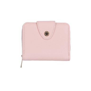 Cartera para mujer con monedero sintética rosa 12x10 cm -  Miniso