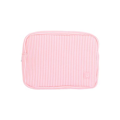 Cosmetiquera con cierre textil rosa 19x7x15 cm -  Miniso