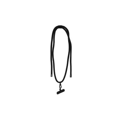 Correa para celular larga textil negra -  Miniso