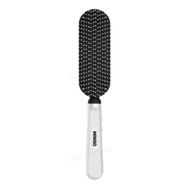 Peine desenredante profesional de doble cerda serie classic black white -  Miniso