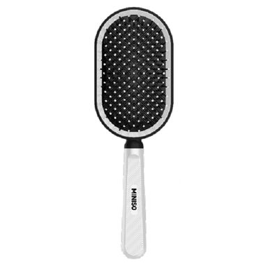 Peine masajeador profesional para el cabello con cojín serie clasica en blanco y negro -  Miniso