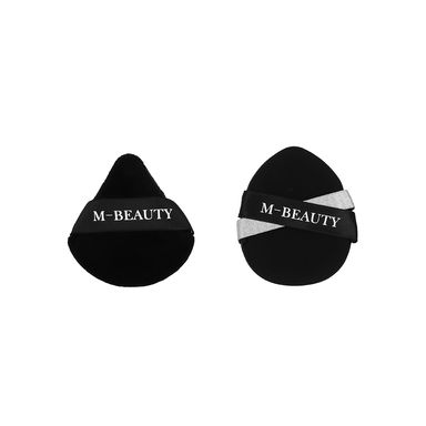 Esponjas de maquillaje clasicas de la serie black white 2 piezas -  Miniso