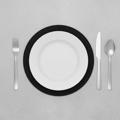 Mantel redondo de estilo moderno para cocina azul marino oscuro -  Miniso