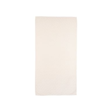 Toalla de baño de microfibra diseño relieve beige 140cm x 70cm -  Miniso