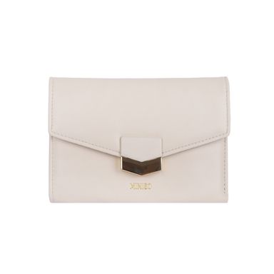 Cartera mediana para mujer miniso solapa con broche geométrico beige -  Miniso