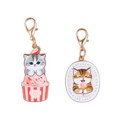 Llavero metálico serie ice cream mofusand set a -  Mofusand