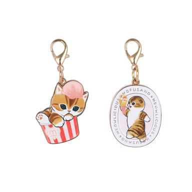 Llavero metálico serie ice cream mofusand set c -  Mofusand