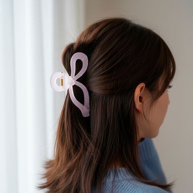 Pinza para cabello miniso moño colores claros -  Miniso